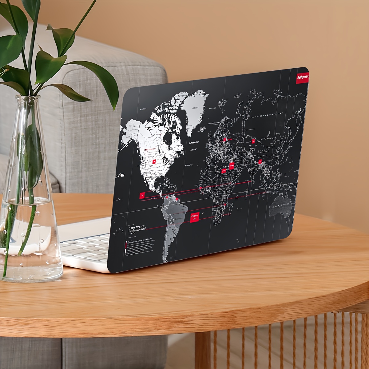 Laptop Accessories Msi - Light Beige Vinyl Laptop Sticker, 2