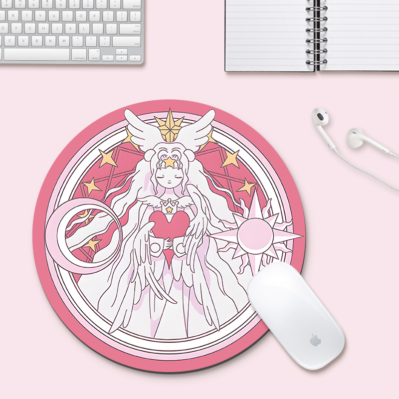Laptop Accessories Pink - Pink Magic Girls Anti-Slip Small Round