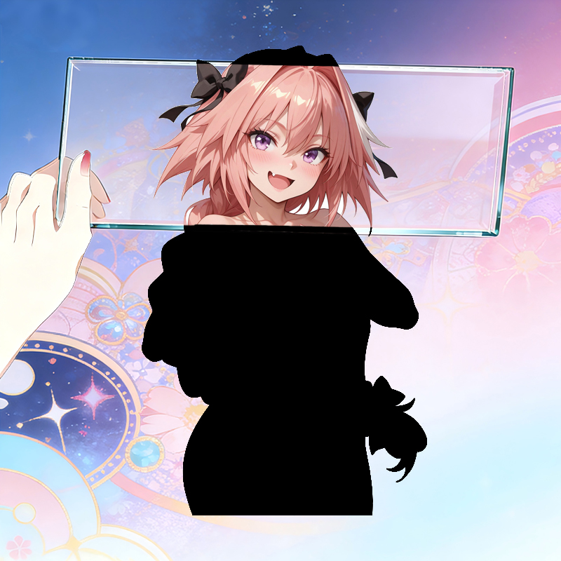 Laptop Accessories Ideas - EARLFAMILY Astolfo‌ Make Heart Gestures On