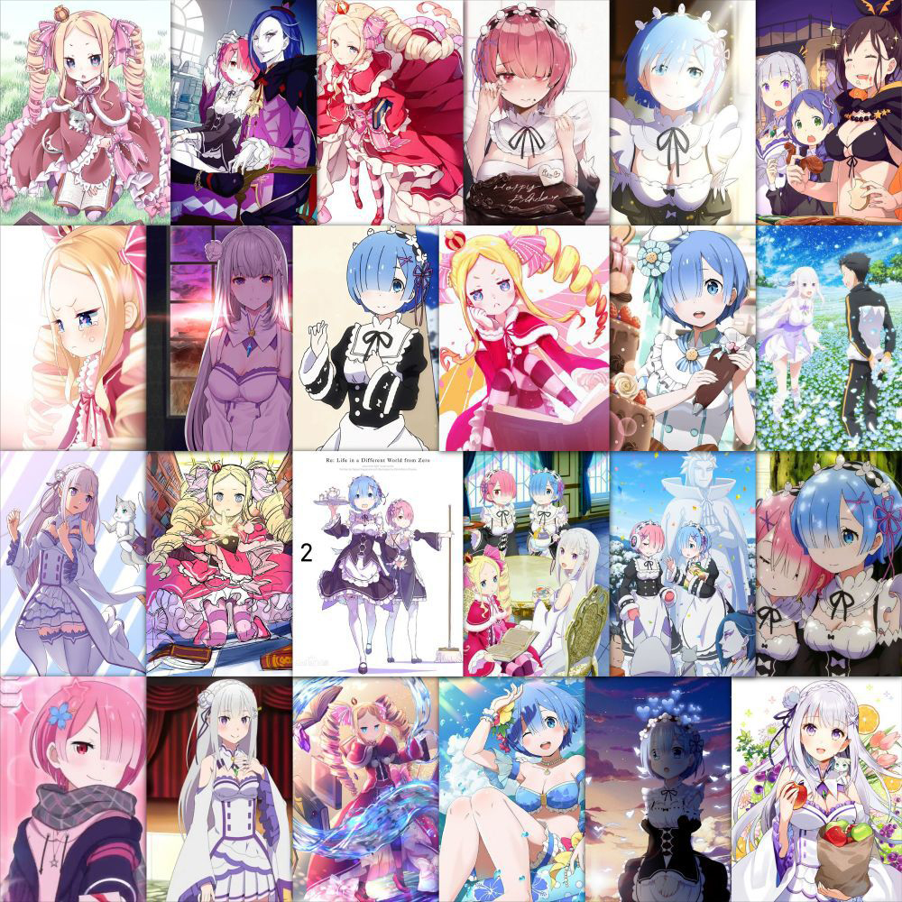 Laptop Accessories Ram - 10/30/63pcs Re Zero Posters Stickers Girls