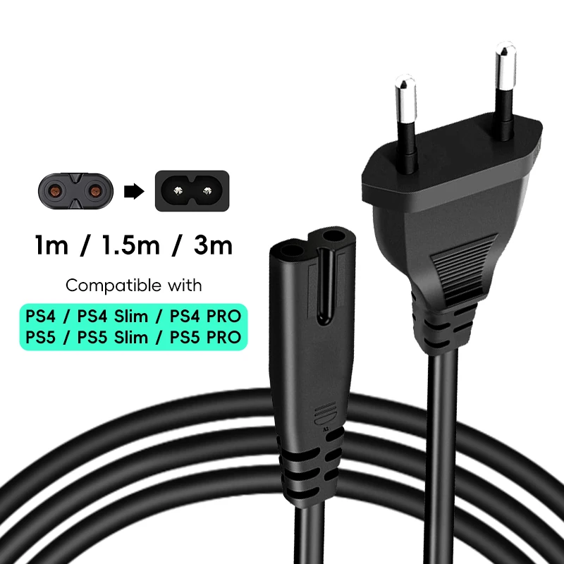 Xbox Laptop Accessories - AC Power Supply Cable EU Plug