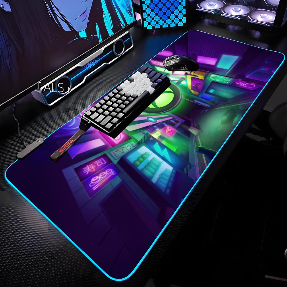 Xbox Laptop Accessories - X-XboxS LOGO Mouse Pad RGB Backlit