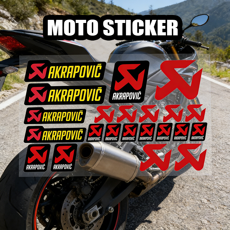 Laptop Accessories Ideas - For akrapovic Stickers Moto Sticker Auto