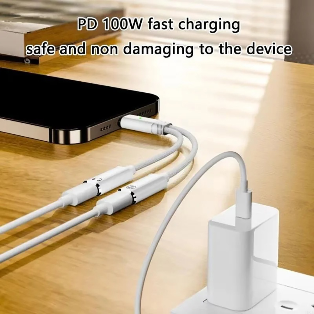 USB C Splitter 2 in 1 Headphon - Laptop Accessories Macbook incelemesi ve fiyatı