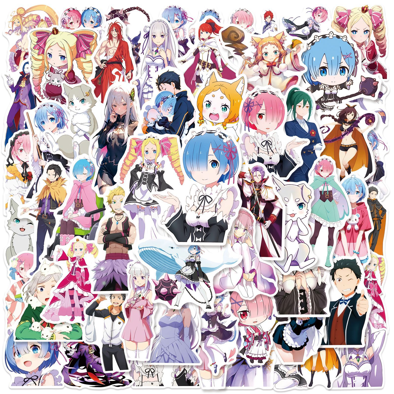 50Pcs Re Zero Starting Life in - Laptop Accessories Ram incelemesi ve fiyatı