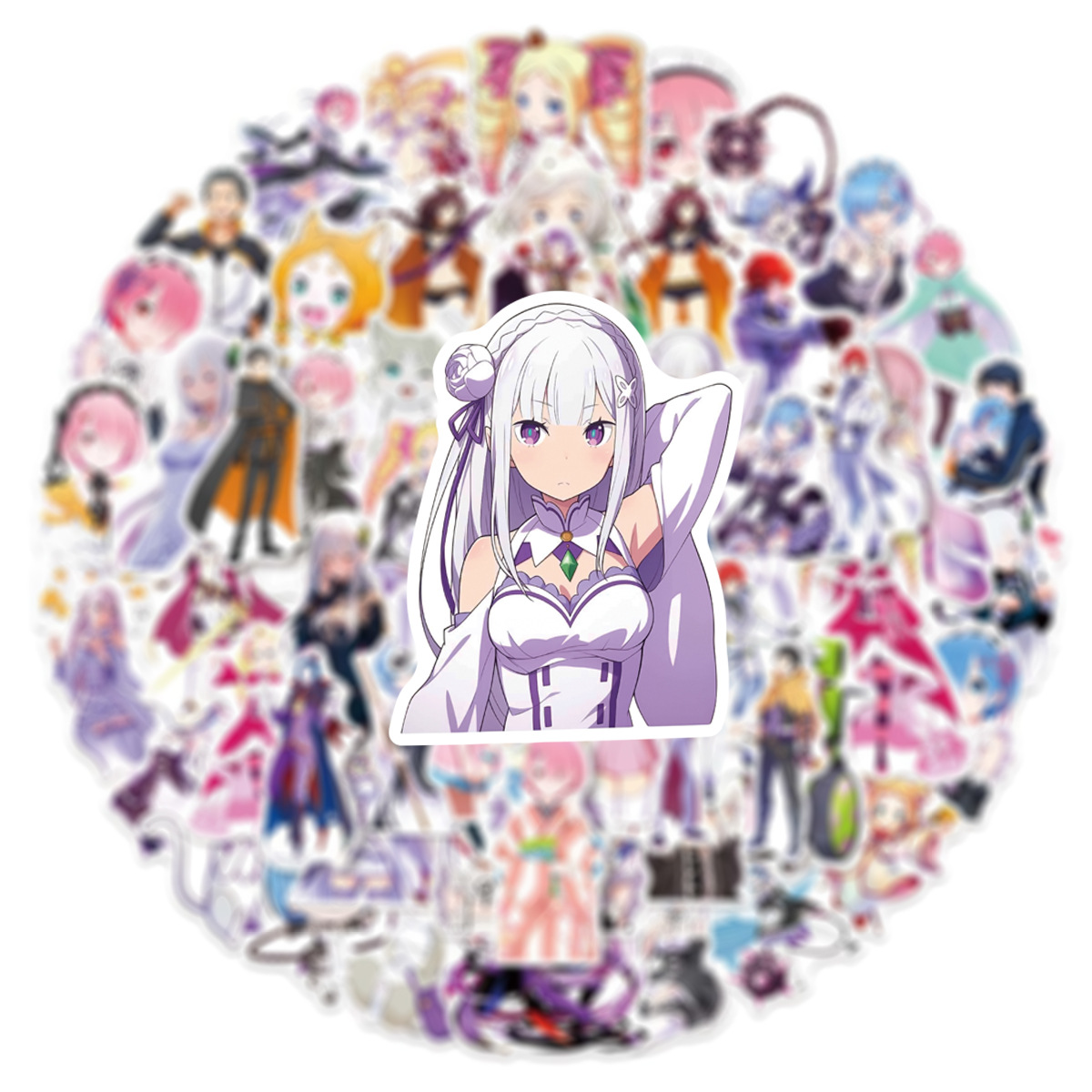 50Pcs Re Zero Starting Life in - Laptop Accessories Ram incelemesi ve fiyatı