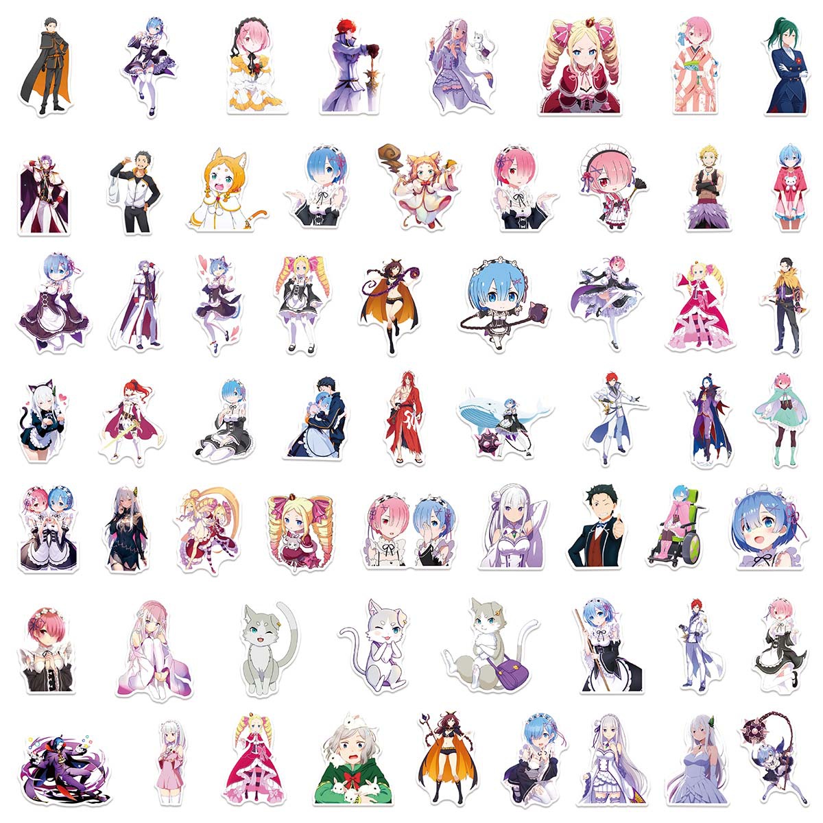 50Pcs Re Zero Starting Life in - Laptop Accessories Ram incelemesi ve fiyatı
