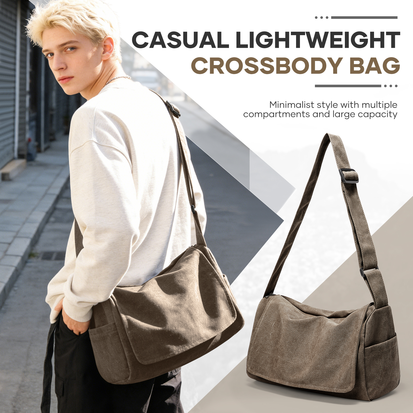 Vintage Men's Shoulder Bag Mes - Laptop Accessories Box incelemesi ve fiyatı