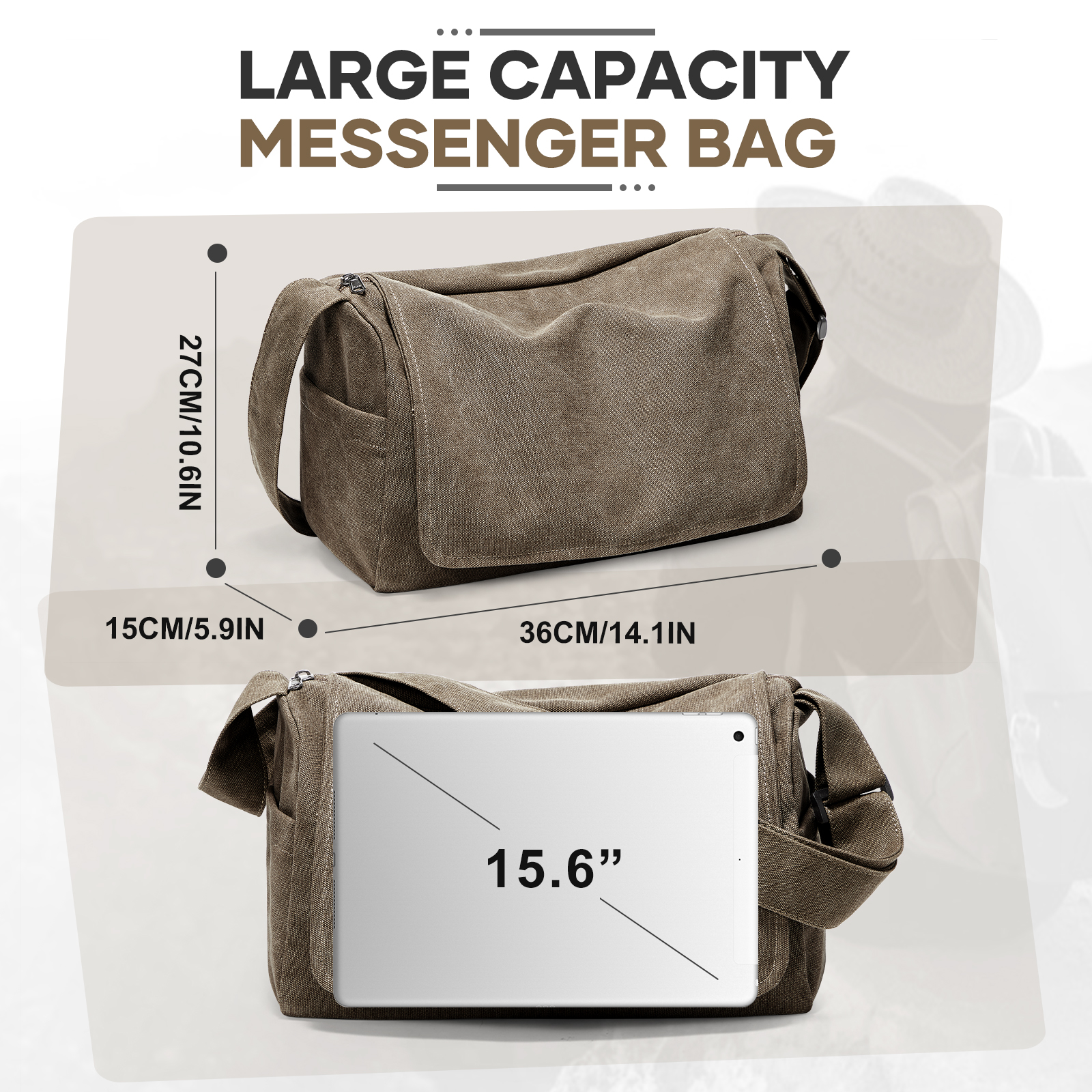 Vintage Men's Shoulder Bag Mes - Laptop Accessories Box incelemesi ve fiyatı