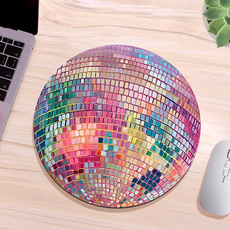 Rubber Round Pink Disco Ball M - Laptop Accessories Pink incelemesi ve fiyatı