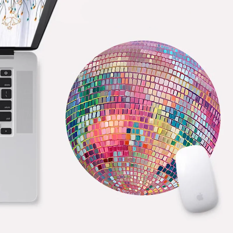 Rubber Round Pink Disco Ball M - Laptop Accessories Pink incelemesi ve fiyatı