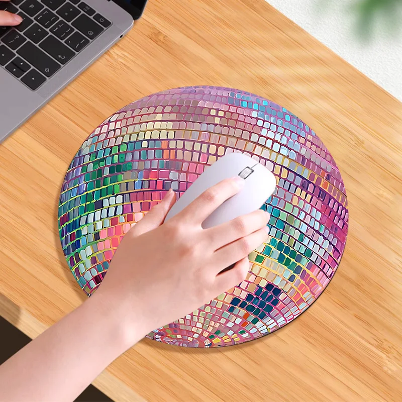 Rubber Round Pink Disco Ball M - Laptop Accessories Pink incelemesi ve fiyatı
