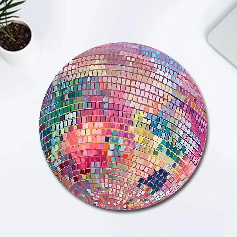 Rubber Round Pink Disco Ball M - Laptop Accessories Pink incelemesi ve fiyatı