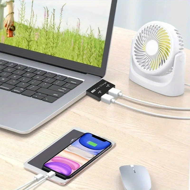 USB2.0 Splitter 1 Male To 2 Po - Laptop Accessories Macbook incelemesi ve fiyatı