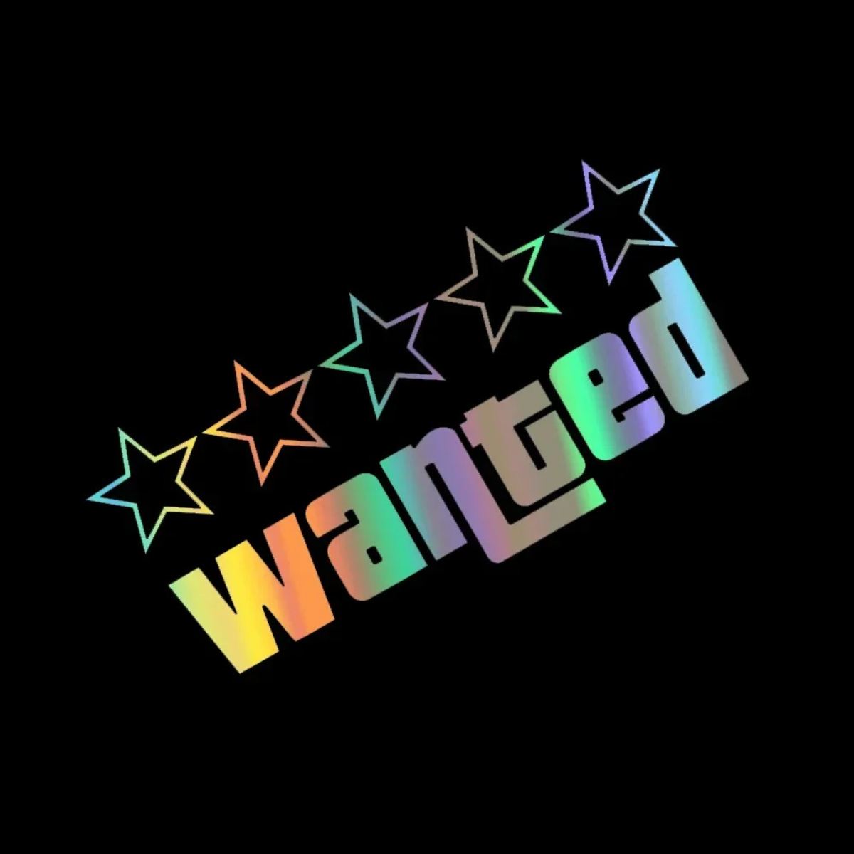 1PC Wanted Car Funny Stickers  - Laptop Accessories Ideas incelemesi ve fiyatı
