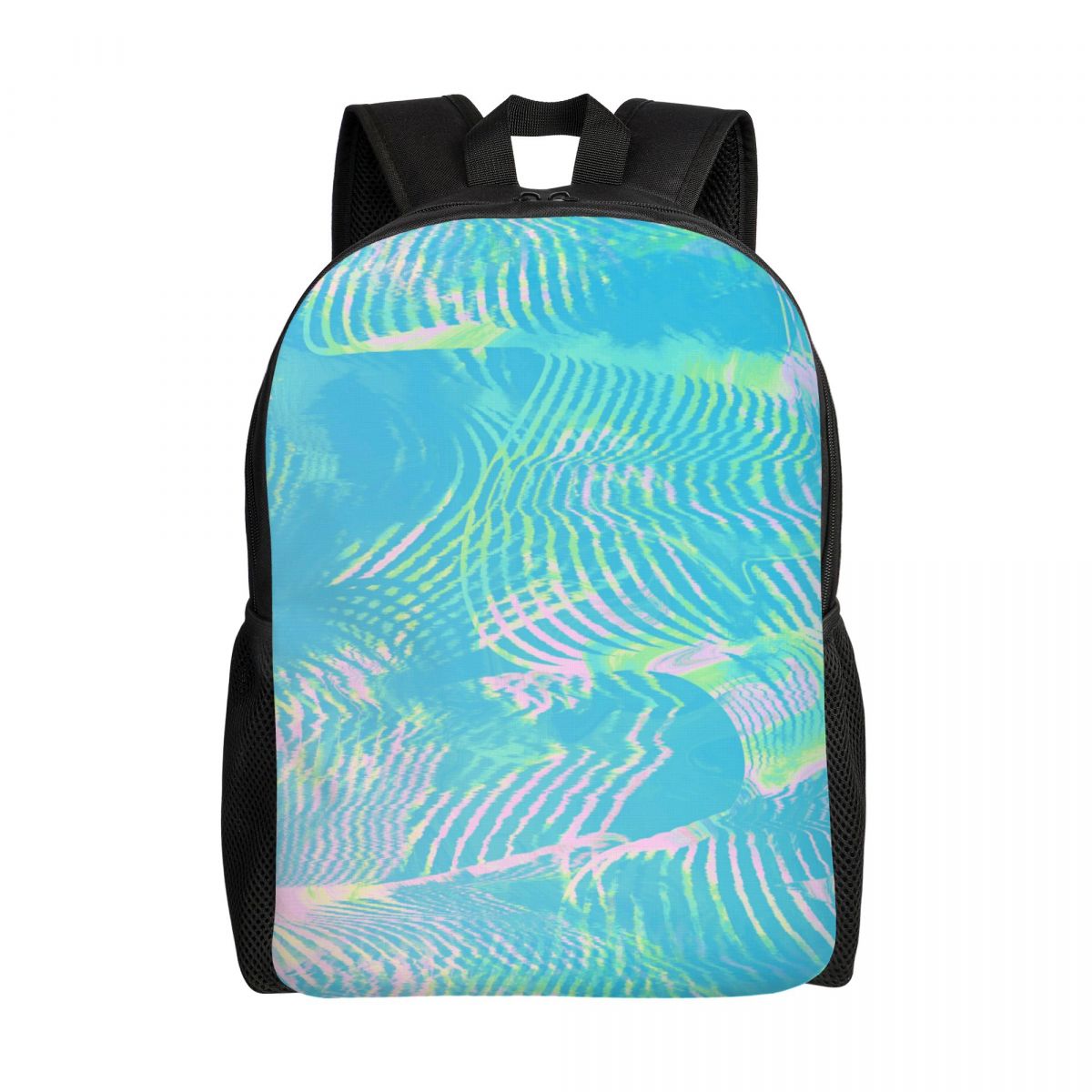Custom Wave-green Abstract Tex - Laptop Accessories Bag For Men incelemesi ve fiyatı
