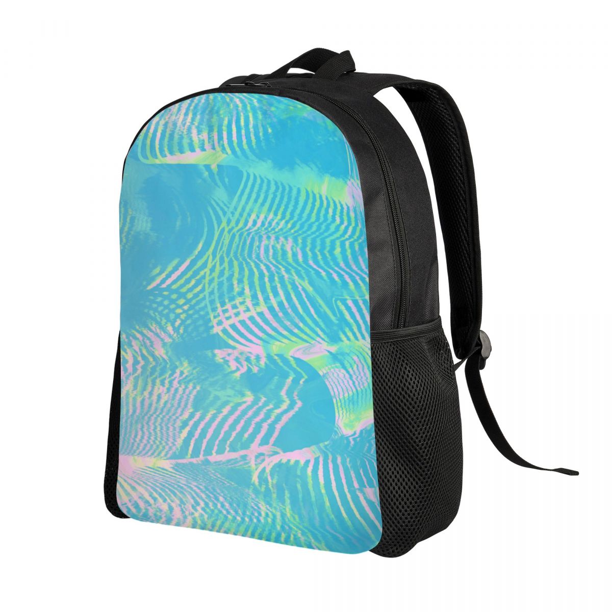 Custom Wave-green Abstract Tex - Laptop Accessories Bag For Men incelemesi ve fiyatı