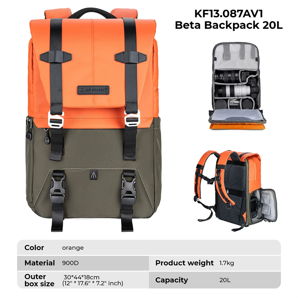 K&F CONCEPT Camera Backpack Tr - Laptop Accessories Box incelemesi ve fiyatı