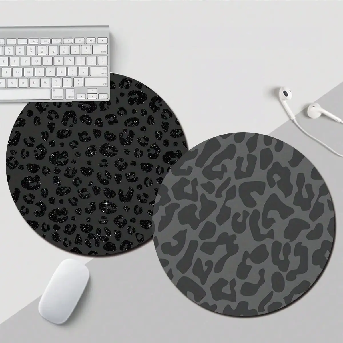 Black Leopard Print Cute Mouse - Laptop Accessories Officeworks incelemesi ve fiyatı