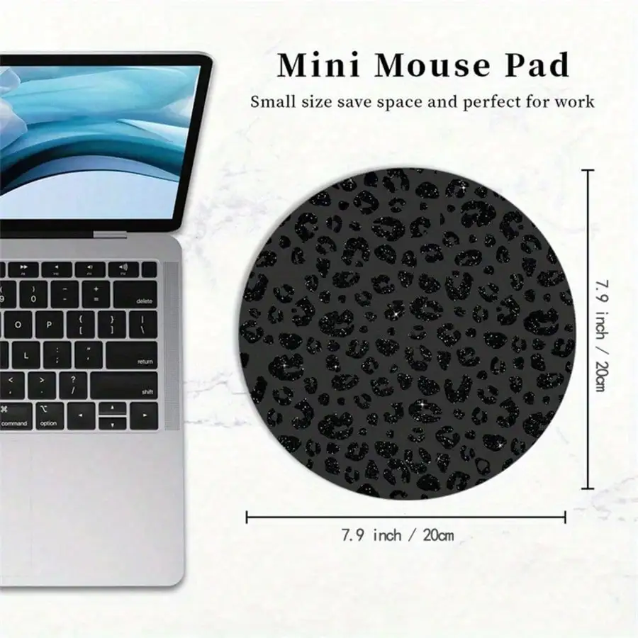 Black Leopard Print Cute Mouse - Laptop Accessories Officeworks incelemesi ve fiyatı