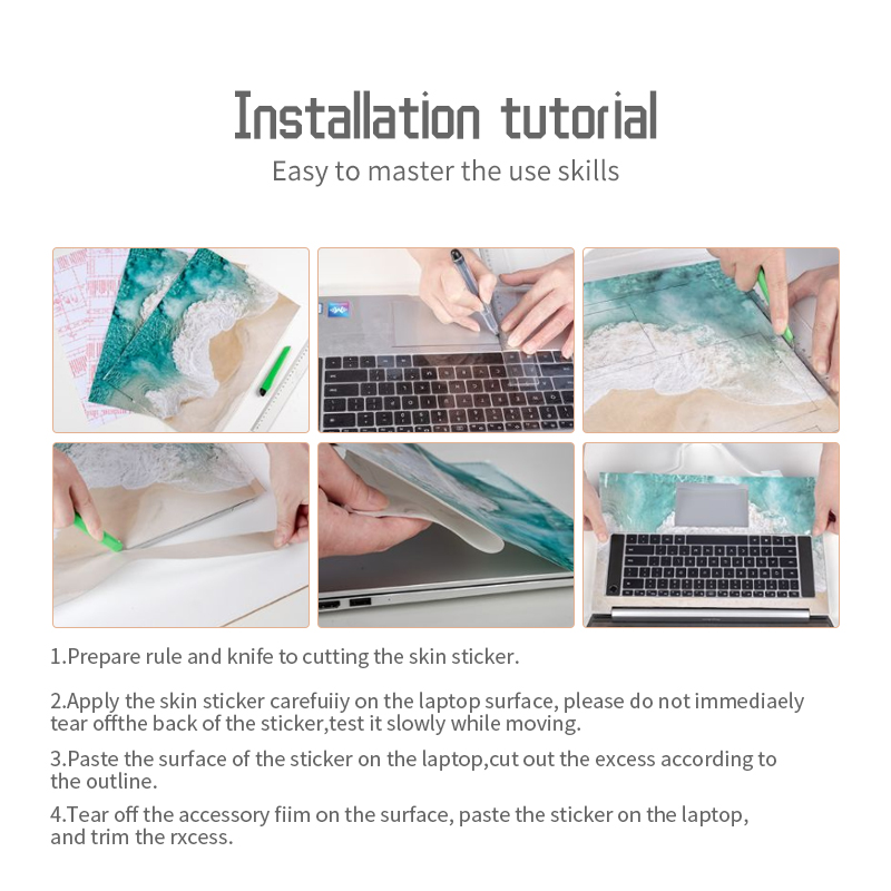 DIY Anime Cover Laptop Sticker - Laptop Accessories Msi incelemesi ve fiyatı