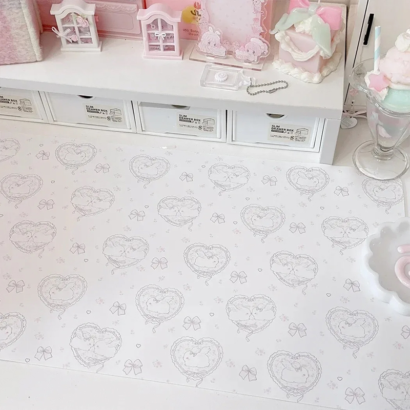 Kawaii Pink Rabbit PU Leather  - Laptop Accessories Pink incelemesi ve fiyatı