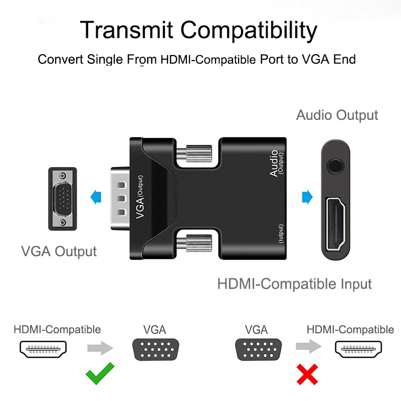 HDMI-compatible to VGA Adapter - Hdmi Vga Adapter incelemesi ve fiyatı
