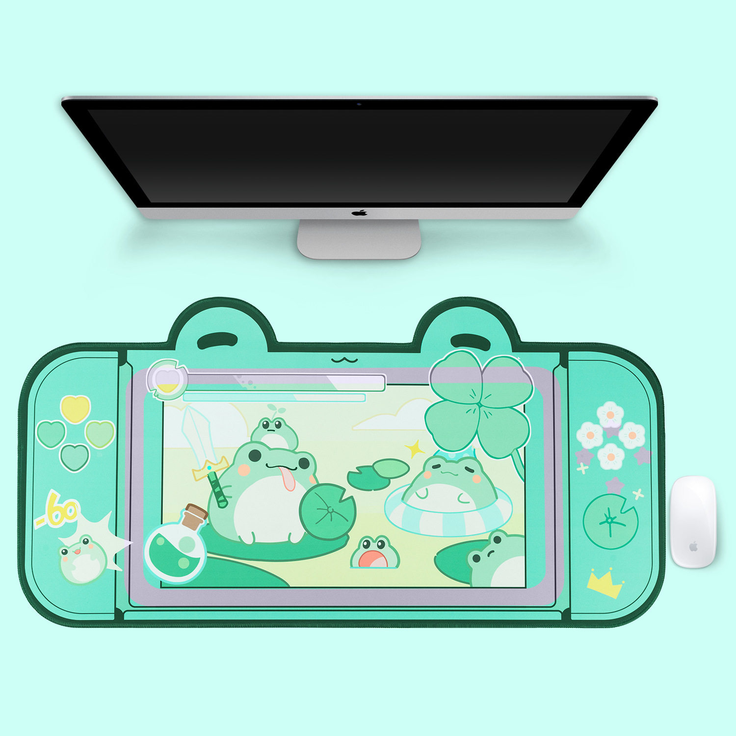 Extra Large Kawaii Gaming Mous - Laptop Accessories Pink incelemesi ve fiyatı