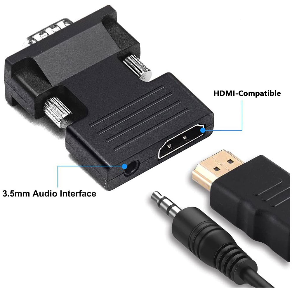 HDMI-compatible to VGA Convert - Hdmi Vga Adapter incelemesi ve fiyatı