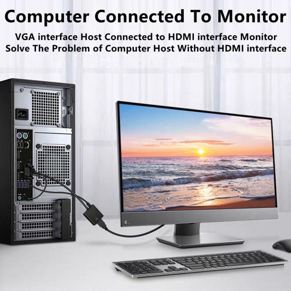 HD 1080P VGA to HDMI Adapter C - Hdmi Vga Adapter incelemesi ve fiyatı