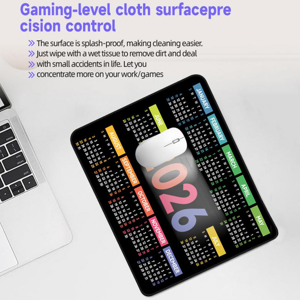 2026 Calendar Mouse Pad Waterp - Laptop Accessories For Gaming incelemesi ve fiyatı