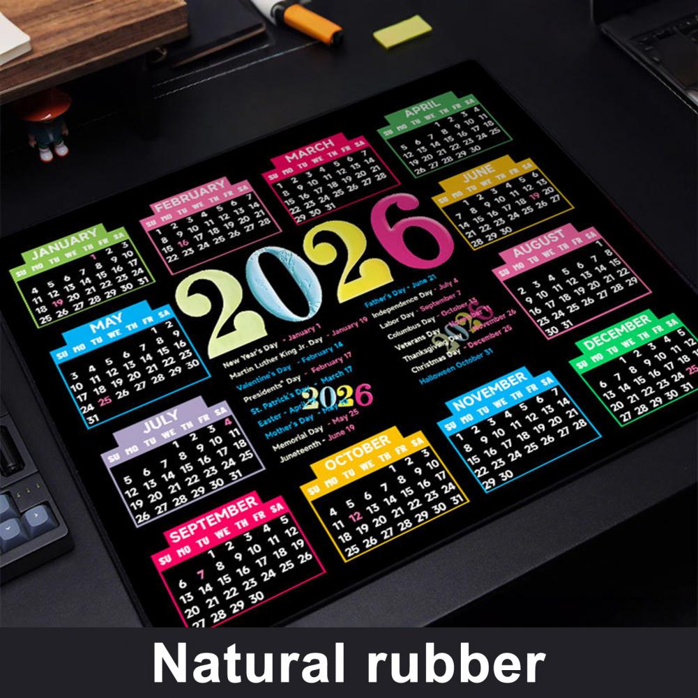 2026 Calendar Mouse Pad Waterp - Laptop Accessories For Gaming incelemesi ve fiyatı