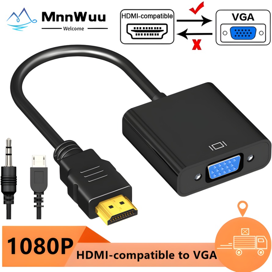 1080P HDMI-compatible to VGA A - Hdmi Vga Adapter incelemesi ve fiyatı