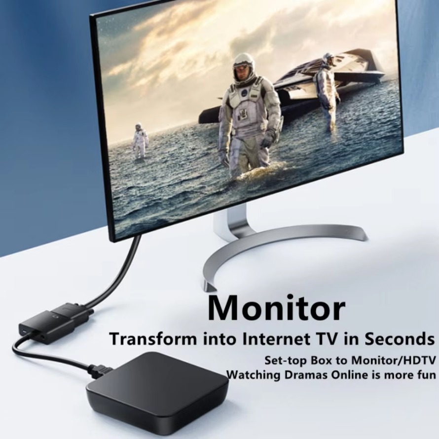 1080P HDMI-compatible to VGA A - Hdmi Vga Adapter incelemesi ve fiyatı