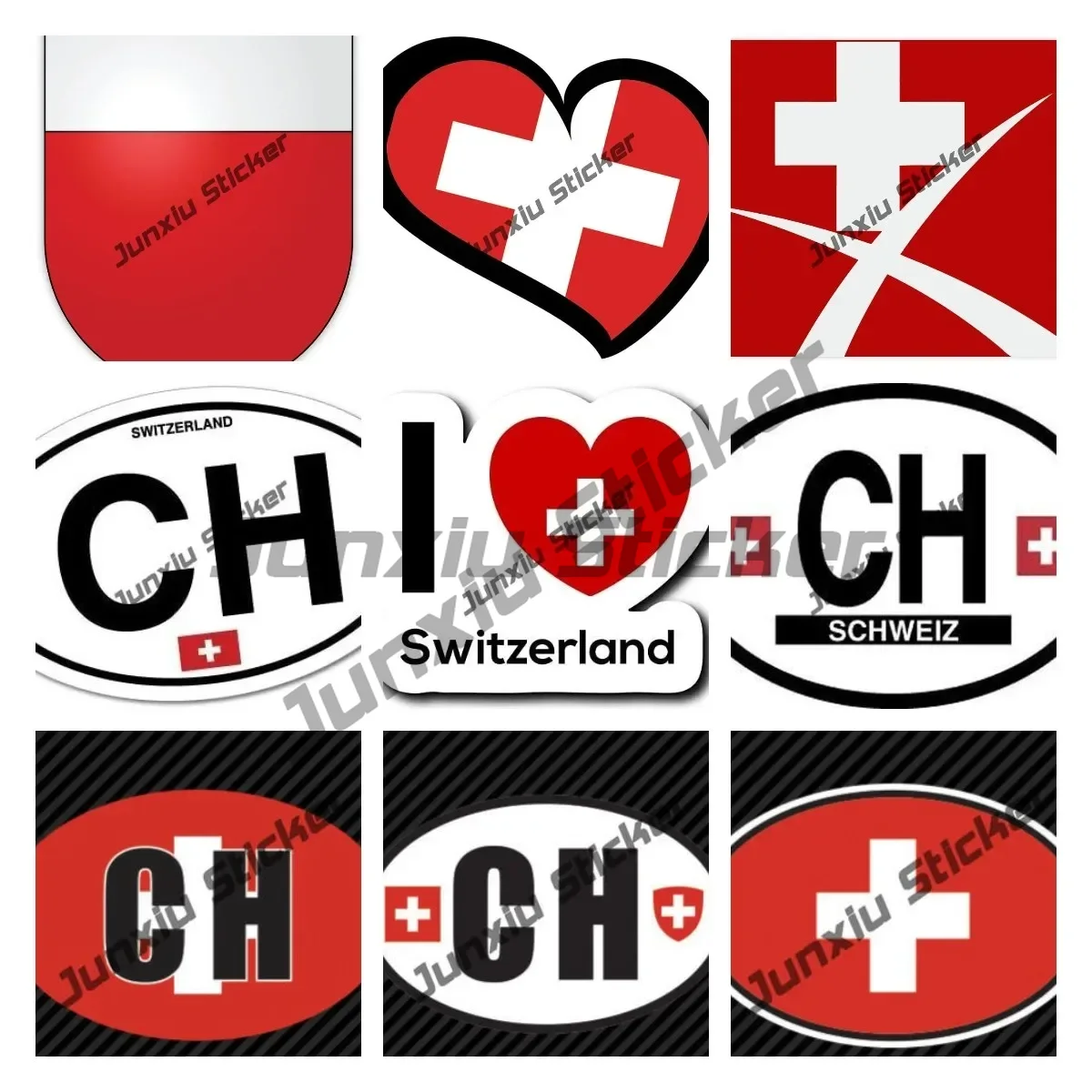 Love Switzerland Flag Decal St - Laptop Accessories Brand incelemesi ve fiyatı
