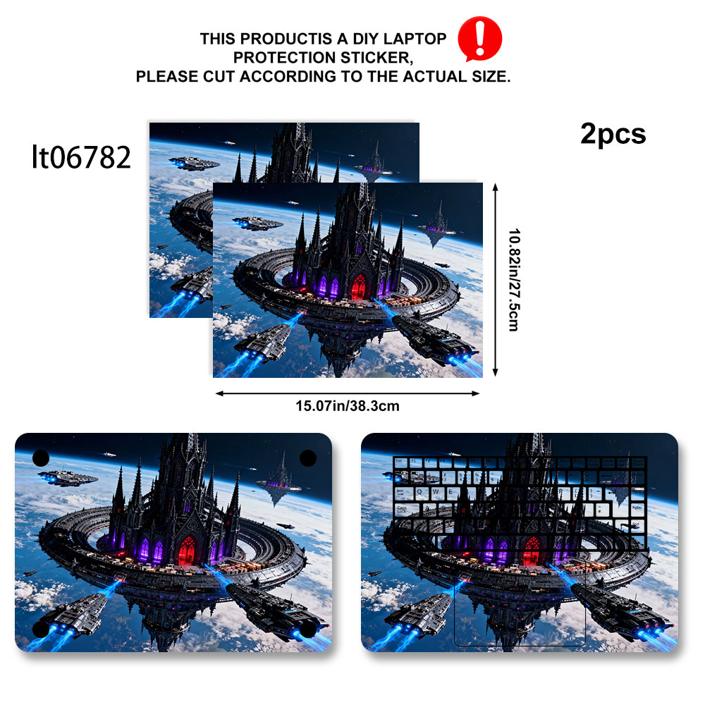 2PCS Futuristic City Laptop De - Laptop Accessories Msi incelemesi ve fiyatı