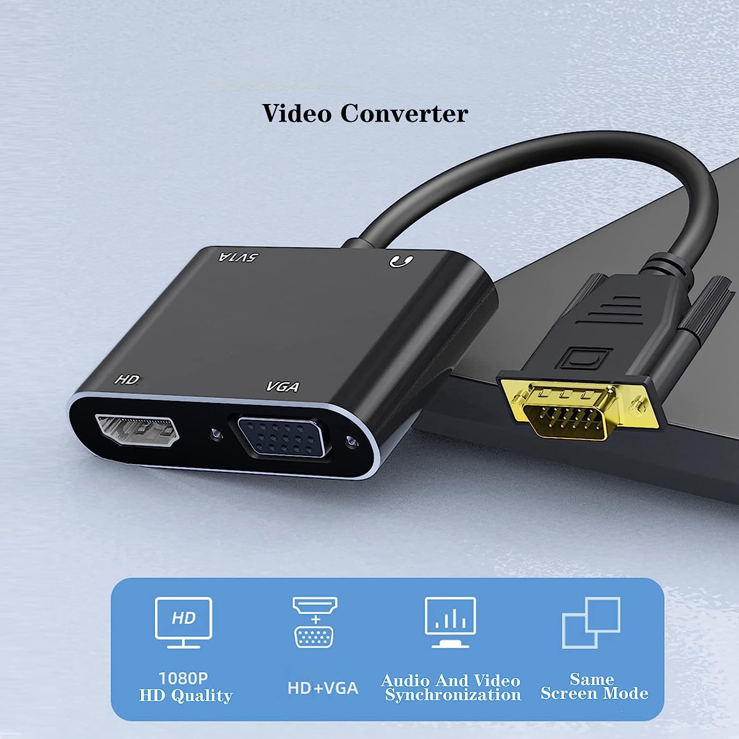 VGA(Host) to VGA/HDMI-compatib - Hdmi Vga Adapter incelemesi ve fiyatı