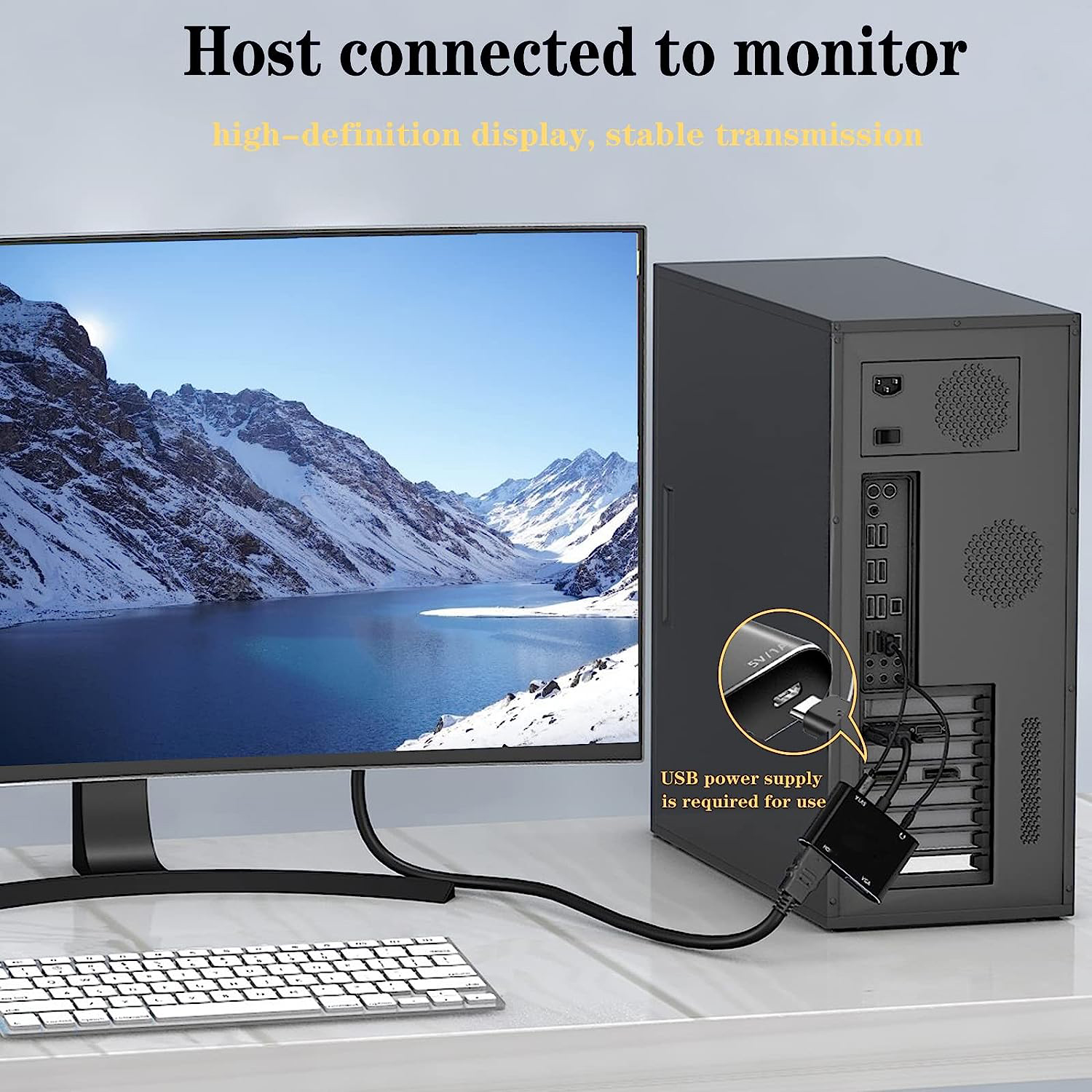 VGA(Host) to VGA/HDMI-compatib - Hdmi Vga Adapter incelemesi ve fiyatı