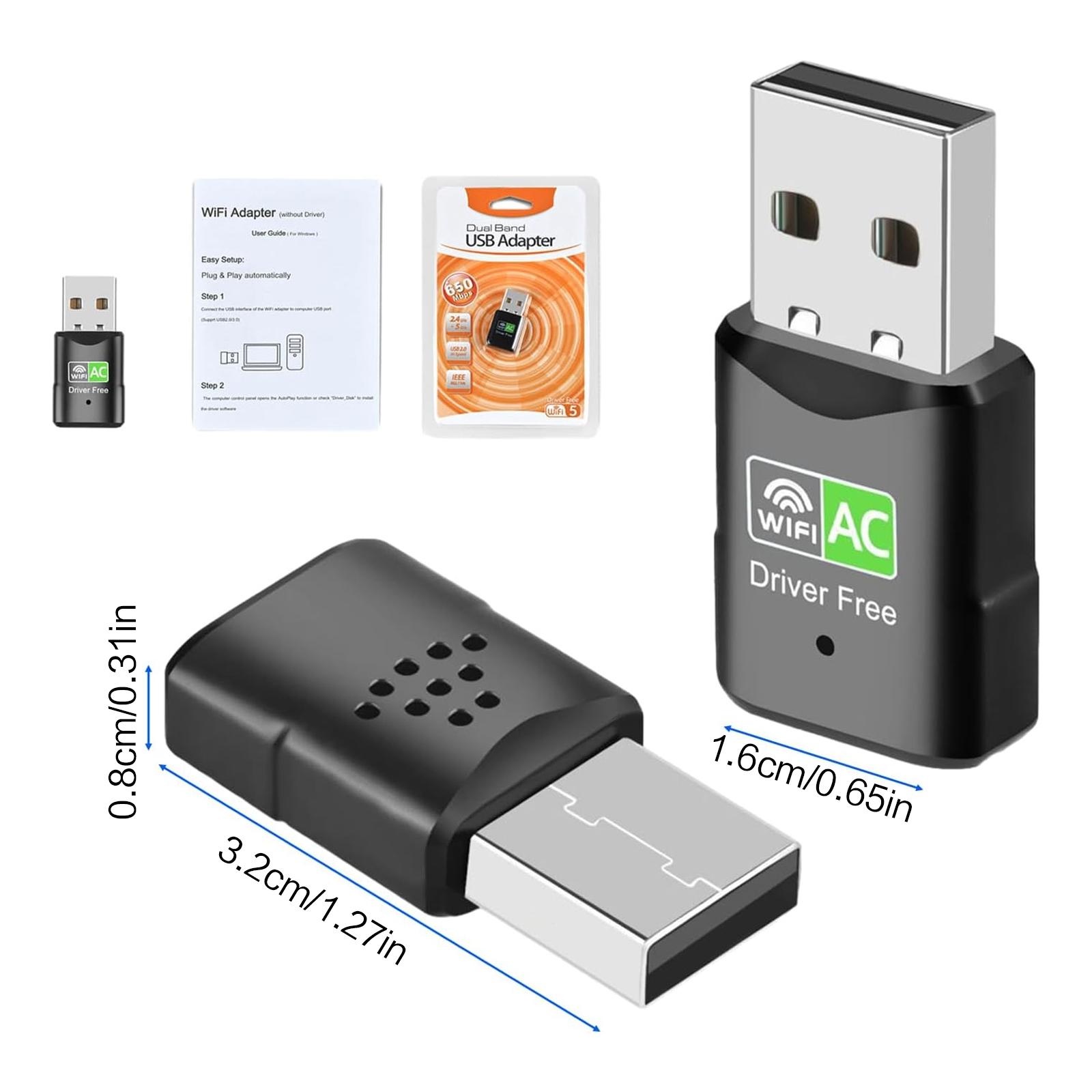 AC600 USB WiFi Adapter, Dual B - Laptop Ergonomic Accessories incelemesi ve fiyatı