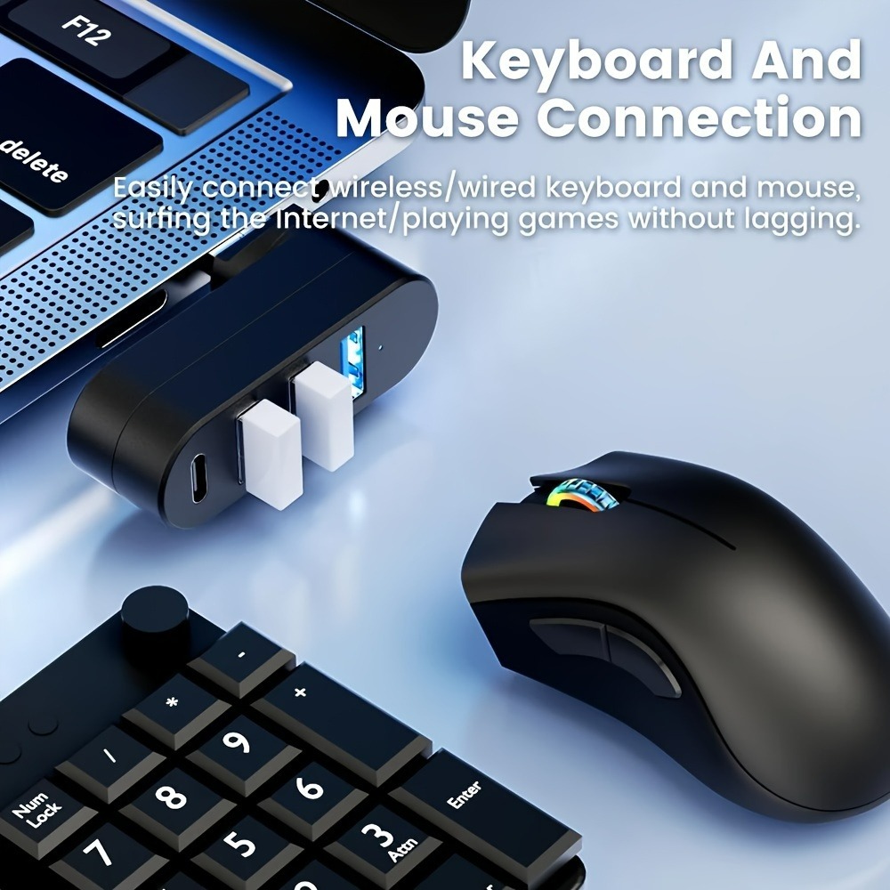 Mini Splitter 4 Ports USB Hub  - Laptop Accessories Macbook incelemesi ve fiyatı