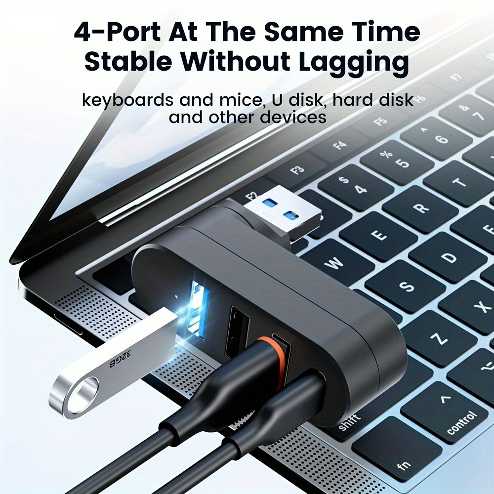 Mini Splitter 4 Ports USB Hub  - Laptop Accessories Macbook incelemesi ve fiyatı