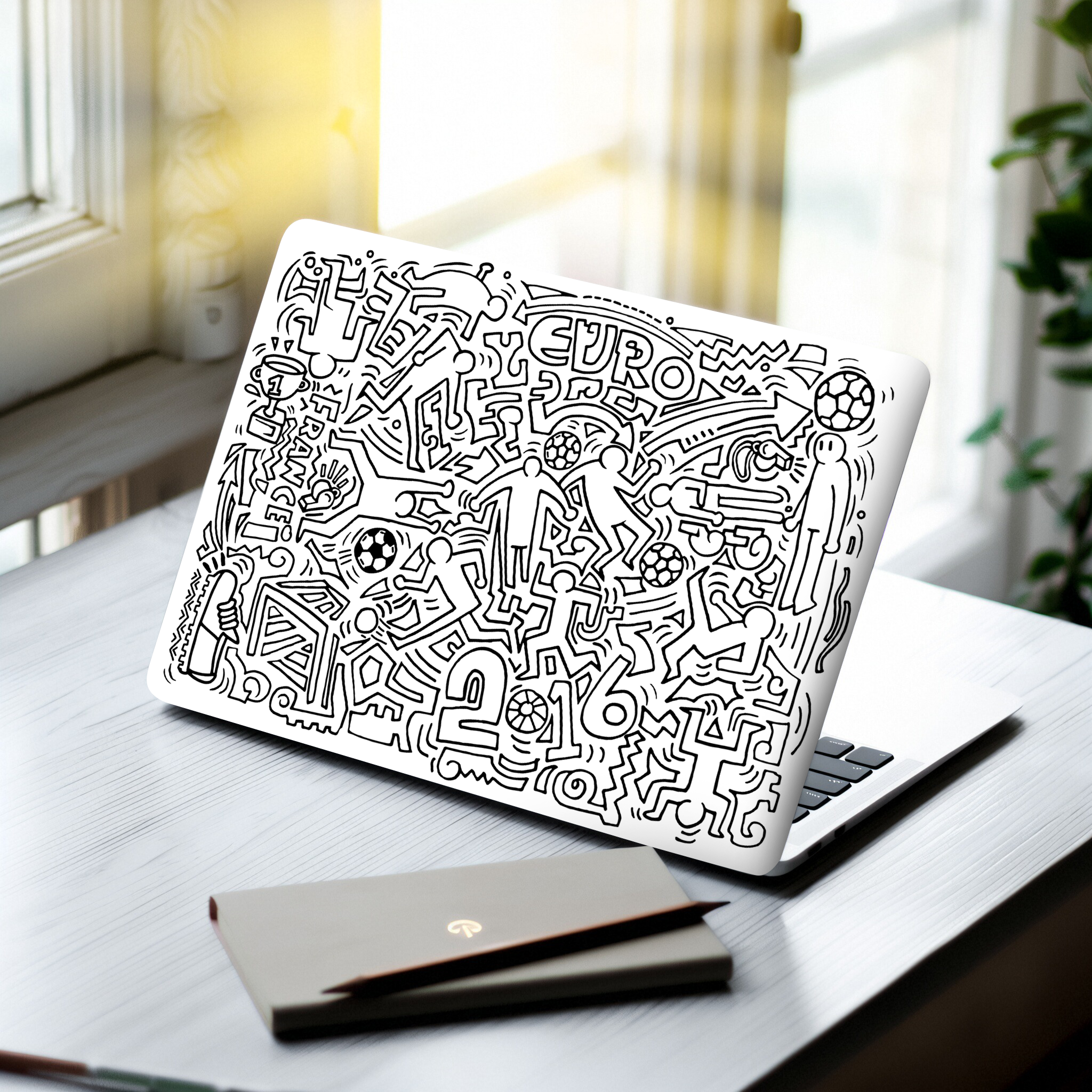 2 Pack Cute Aesthetic Doodle A - Laptop Accessories Msi incelemesi ve fiyatı